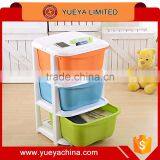 Home Clothes Storage Wardrobe With Drawer/chilidren's Toys Storage Rack-3 Layers thumbnail-1