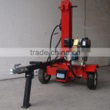 Log splitter diesel power engine with electrical start wood log cutter two stage pump