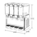 GRT - LYJ9L*4 4 Tank Chilled Beverage Dispenser thumbnail-3
