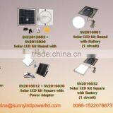 Clean-energy Sun Power Solar Vent Kits Home Office Kitchen Warehouse Workshop Greenhouse Use Led Light thumbnail-2