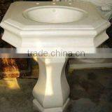White Marble Bathroom Basin thumbnail-1