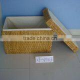 Wicker Laundry Basket,water Hyacinth Laundry Baskets thumbnail-1