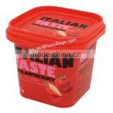 IML Plastic Ice Cream Container Packaging Design,Plastic Empty Ice Cream Tubs With FDA Certificate thumbnail-4