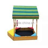 Wooden Sandpit Sand Box With Canopy thumbnail-4
