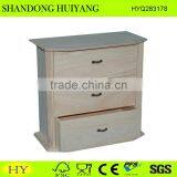 3-drawers Wooden Storage Cabinet thumbnail-1