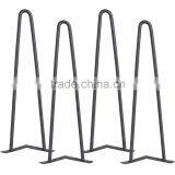 Hot Item Metal Solid Steel Black Color 16 Inch 2 Rod Metal Hairpin Leg for Coffee Table thumbnail-5
