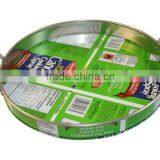 Small Metal Serving Tray With Handle thumbnail-1