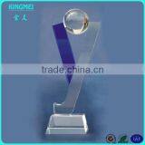 Hot Custom Design Optional Acrylic Awards And Crystal Trophy Award Size and Plate Customized Design thumbnail-5