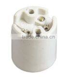 CE RoHS Certificated E26 E27 Glazed Ceramic Lampholder With Cable thumbnail-2