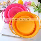 Silicone Folding Bowl Vegetables Bowls Microwave Thermal Lunch Box thumbnail-3