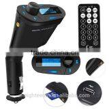 2016 Hot MP3 Player Wireless FM Transmitter Modulator Car Kit&USB SD MMC LCD Remote thumbnail-1