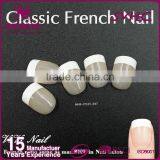 Fashion ABS Curved French Artificial Nail Art Tips Classic 24pcs Manicure thumbnail-1