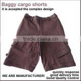 Mens Camo Cargo Shorts Baggy 3/4 Cargo Shorts thumbnail-1