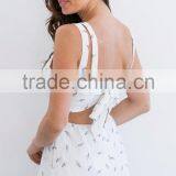 Woman Sleeveless Romper Latest Design Summer Casual Playsuit thumbnail-4