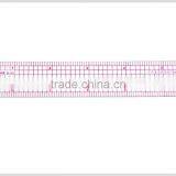 Kearing 1"*6" Sandwich Printing Clear Plastic Fabric Garment Ruler #B-50 thumbnail-4