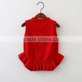 Korean Style Sweater Loose Knitted Vests Patterns for Children Girl thumbnail-5