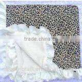 High Quality Baby Blankets Wholesale Cotton Blanket Grey Cotton Baby Blanket With Ruffles thumbnail-1