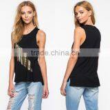 Womens Summer Casual Cotton Vest Tops Tank Sleeveless Shirt Blouse New Fashion thumbnail-2