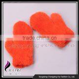 CX-A-60K Hand Knitted Elastic Genuine Women Mink Fur Gloves thumbnail-3