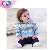Baby Striped Hoodies Custom Toddler's Autumn Warm Hoody Zip Up Sweatshirt Wholesale thumbnail-5