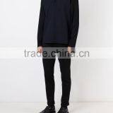 Man Long Sleeve Contrasting Pima Cotton Polo Shirt thumbnail-2