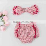 Balloon Pattern Baby Swimwear Cotton Bikini Ruffle Bloomer Summer Beach Wear thumbnail-5
