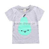 S17510A 2017 Summer Kids Girls T-Shirts Short Sleeve Top Tee Cotton T-Shirts thumbnail-6