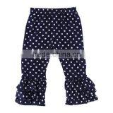 2015 New Design for Fall and Winter Polka Dot Ruffle Capri Pants thumbnail-4