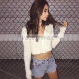 5036 Runwaylover New Style Ladies High Waist Winter Cardigan thumbnail-1