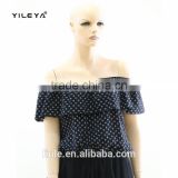 New Attractive Summer Hanging Strip Chiffon Blouse thumbnail-2