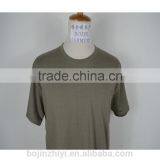 Custom Plain o Neck Tee Shirt Cotton Gray Color thumbnail-3