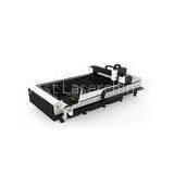 Stainless / Carbon Steel Metal Fiber Laser Cutting Machine , Laser Engraver thumbnail-1