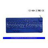 USB 108Keys Medical Waterproof Silicone Keyboard With FN Keys And Numeric Keypad thumbnail-1