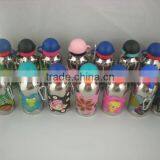 stainless steel water bottle with beutiful PVC picture