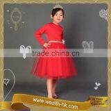 Red Color Girls Formal Evening Dress