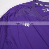 Sublimated Made Purple Plain Soccer Uniform Original Football Jerseys With Tags thumbnail-3