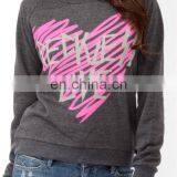 CHEFON Reckless Love Cozy Fleece Knit Heathered Pullover CH0049 thumbnail-4