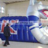 customized popular printed superior quality inflatable tent of dog for sale