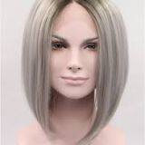 Silky Straight Clean Full Lace Malaysian Human Hair Wigs 18 Inches Indian