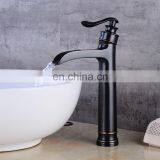 Горячая продажа. Роскошный черный ретро-мебельный смеситель для ванной раковины