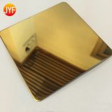 Mirror and etched stainless steel gold titanium 8k polished sheet