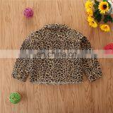 RTS Girl Baby Demin Coat Fashion Jacket Kid Cheetah Print Tops thumbnail-4