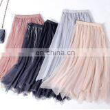2020 New Arrivals Autumn Winter Women Reversible Pleated Casual Skirts Ladies Irregular Skirts Women Fashion Skirts thumbnail-1