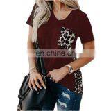 2020 Summer New Explosion Style Large Size Leopard Short-sleeved T-shirt Shirt Women Factory Direct Sales thumbnail-1