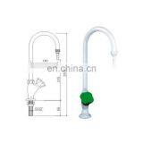 Long Using Life Thickening Copper 360 Degree Laboratory Swan Neck Water Faucet