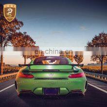 High Quality Bens AMG GT GTR Style Carbon Fiber Material Rear Spoilers Wing thumbnail-2