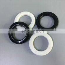 White Black Color Plastic Snap Curtain Grommet Eyelets Ring