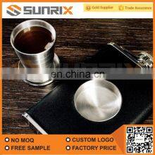 Stainless Steel Collapsible Cup With Keychain, Camping Folding Cup thumbnail-2