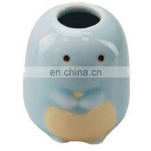Best Quality Colorful Cute Ceramic Single Toothbrush Stand Holder thumbnail-3