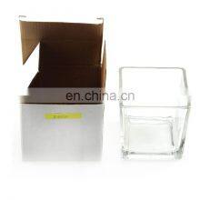 Square Cube Glass Vase/Votive Candle Holder/Tea Light Candle Holder thumbnail-5